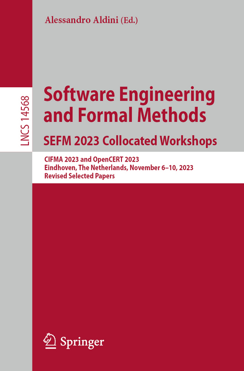 Software Engineering and Formal Methods. SEFM 2023 Collocated Workshops - 