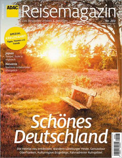 ADAC Reisemagazin mit Titelthema Schönes Deutschland