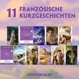 11 Französische Kurzgeschichten (11 Bücher + Audio-Online) - Frank-Lesemethode - Kommentierte zweisprachige Ausgabe Französisch-Deutsch - Guy de Maupassant, Prosper Mérimée, Alphonse Daudet