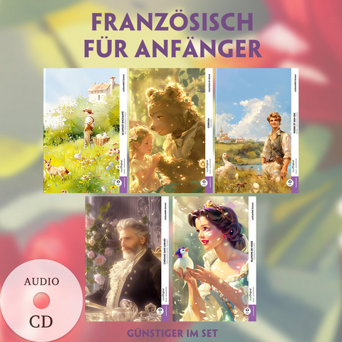 Französisch für Anfänger (5 Bücher + Audio-CDs) - Frank-Lesemethode - Kommentierte zweisprachige Ausgabe Französisch-Deutsch - Alexandre Dumas