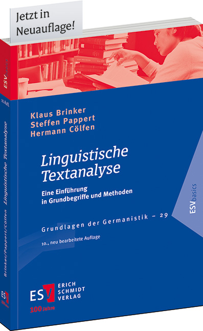 Linguistische Textanalyse - Klaus Brinker, Steffen Pappert, Hermann Cölfen