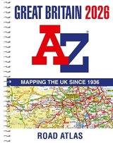 Great Britain A-Z Road Atlas 2026 (A4 Spiral) - A-Z Maps