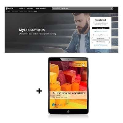First Course in Statistics, A, Global Edition -- MyLab Statistics with Pearson eText - James T. McClave, Terry Sincich