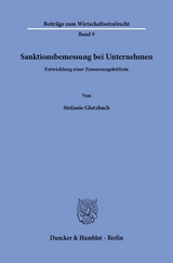 Sanktionsbemessung bei Unternehmen - Stefanie Glotzbach