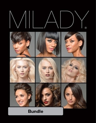 Bundle: Milady Standard Cosmetology, 13th + Milady Standard Haircutting System, Spiral Bound Version + Theory Workbook for Milady Standard Cosmetology, 13th + Practical Workbook for Milady Standard Cosmetology, 13th + Exam Review for Milady Standard Cosmet -  Milady