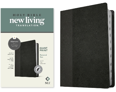 NLT Personal Size Giant Print Bible, Filament Edition, Black -  Tyndale