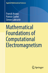 Mathematical Foundations of Computational Electromagnetism -  Franck Assous,  Patrick Ciarlet,  Simon Labrunie