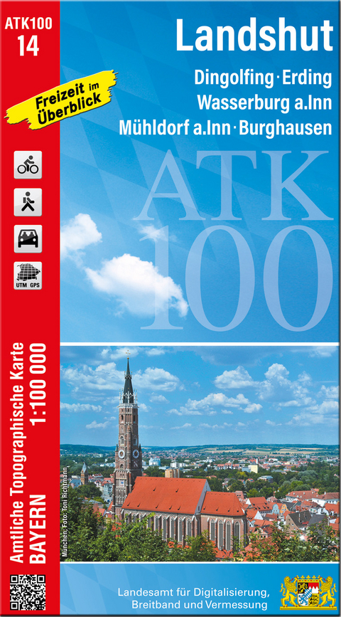 ATK100-14 Landshut (Amtliche Topographische Karte 1:100000)
