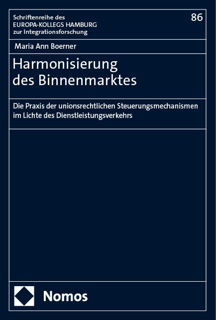 Harmonisierung des Binnenmarktes - Maria Ann Boerner