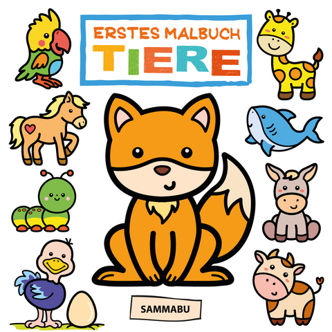 Erstes Malbuch Tiere ab 1 Jahr (Fuchs)