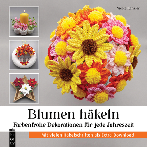 Blumen häkeln - Nicole Kanzler