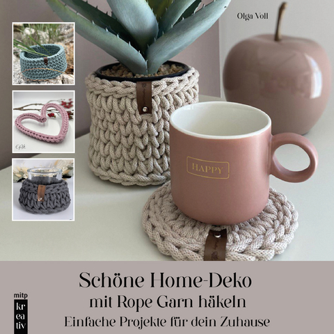 Schöne Home-Deko mit Rope Garn häkeln - Olga Voll