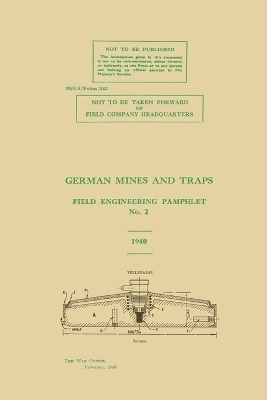 German Mines and Traps -  The War Office