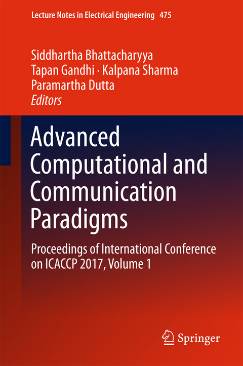Advanced Computational and Communication Paradigms - 
