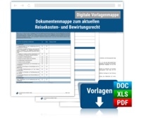 Dokumentenmappe zum aktuellen Reisekosten- und Bewirtungsrecht