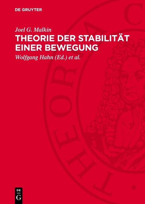 Theorie der Stabilität einer Bewegung - Joel G. Malkin