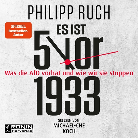 Es ist 5 vor 1933 - Philipp Ruch