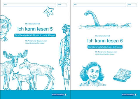 Ich kann lesen 5 und 6 - im Set - 2 Schülerarbeitshefte 3. und 4. Klasse - Katrin Langhans