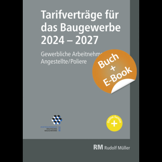 Tarifverträge für das Baugewerbe 2024-2027- mit E-Book - Heribert Jöris