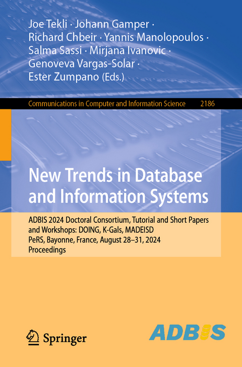 New Trends in Database and Information Systems - 