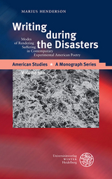 Writing during the Disasters - Marius Henderson