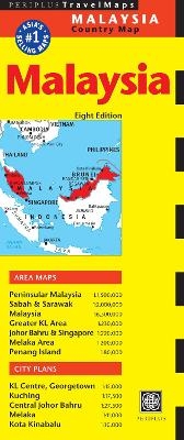 Malaysia Travel Map Eighth Edition -  Periplus Editions