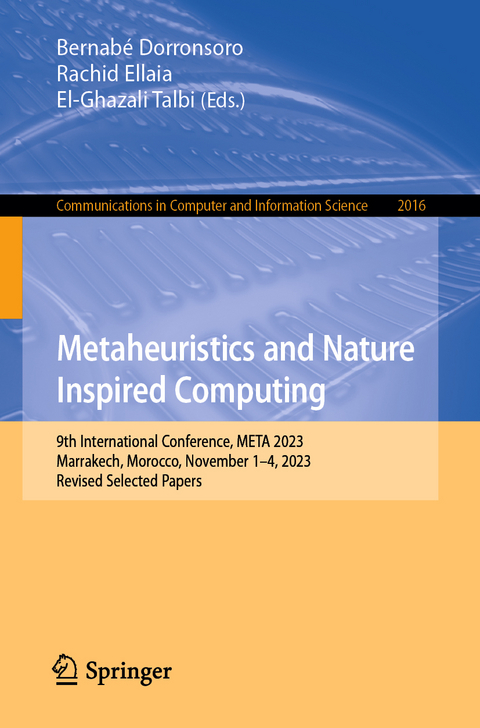 Metaheuristics and Nature Inspired Computing - 