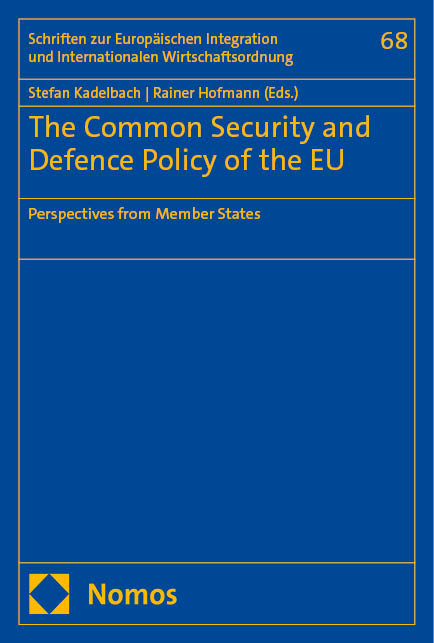 The Common Security and Defence Policy of the EU - 