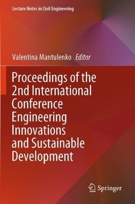 Proceedings of the 2nd International Conference Engineering Innovations and Sustainable Development - 