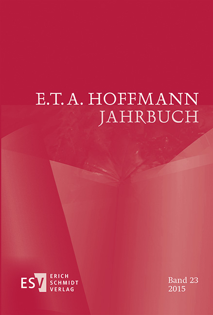 E.T.A. Hoffmann-Jahrbuch 2015 - 