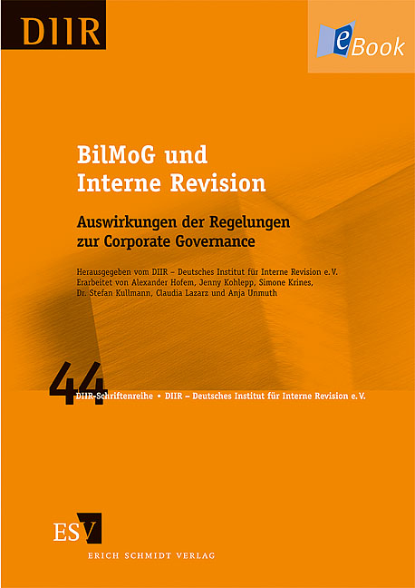 BilMoG und Interne Revision - Alexander Hofem, Jenny Kohlepp, Simone Krines, Stefan Kullmann, Claudia Lazarz, Anja Unmuth