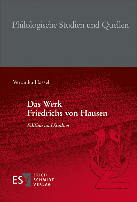 Das Werk Friedrichs von Hausen - Veronika Hassel