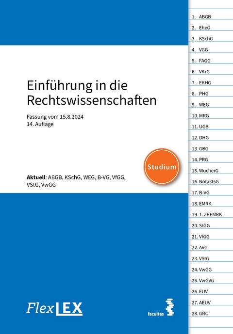 FlexLex Einführung in die Rechtswissenschaften │Studium