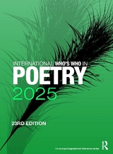 International Who's Who in Poetry 2025 - Publications, Europa