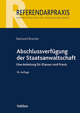 Abschlussverfügung der Staatsanwaltschaft - Brunner, Raimund