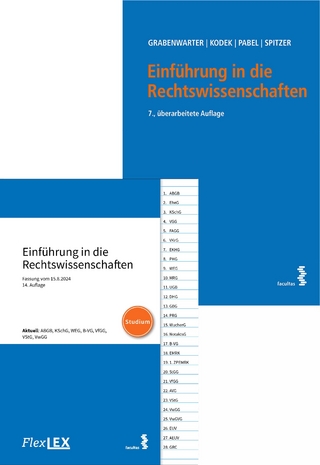 Kombipaket Einführung in die Rechtswissenschaften - Christoph Grabenwarter; Georg E. Kodek; Katharina Pabel …