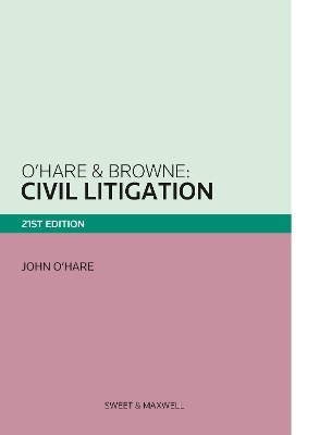 O'Hare & Browne: Civil Litigation - John O'Hare