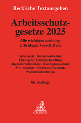 Arbeitsschutzgesetze 2025 - 