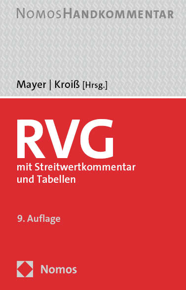 Rechtsanwaltsvergütungsgesetz: RVG - 