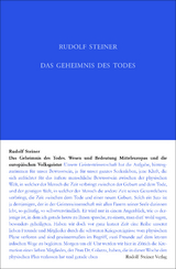 Das Geheimnis des Todes - Steiner, Rudolf