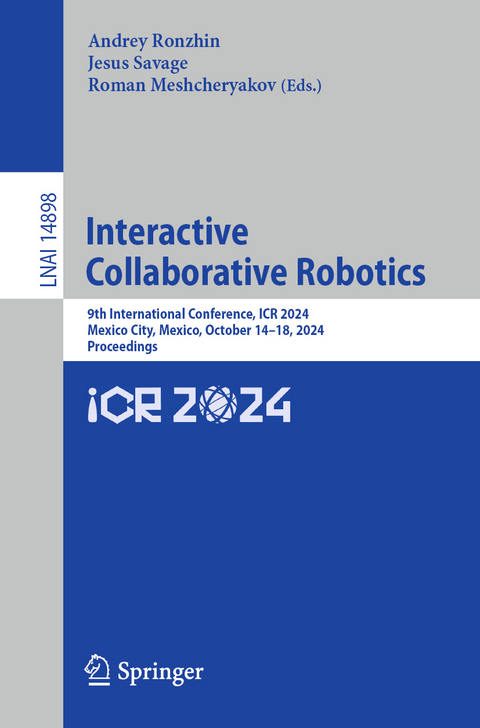 Interactive Collaborative Robotics - 