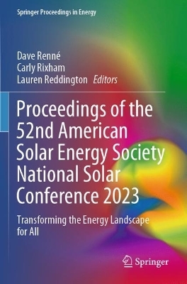 Proceedings of the 52nd American Solar Energy Society National Solar Conference 2023 - 