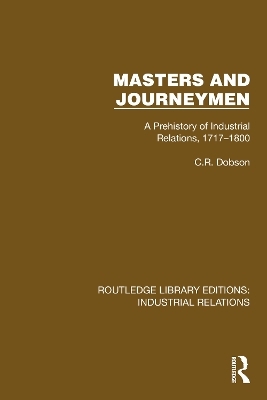 Masters and Journeymen - C.R. Dobson