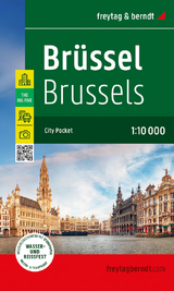 Brüssel, Stadtplan 1:10.000, freytag & berndt - 