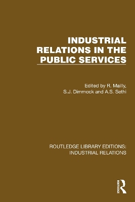 Industrial Relations in the Public Services - 