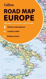 Collins Road Map of Europe - Collins Maps