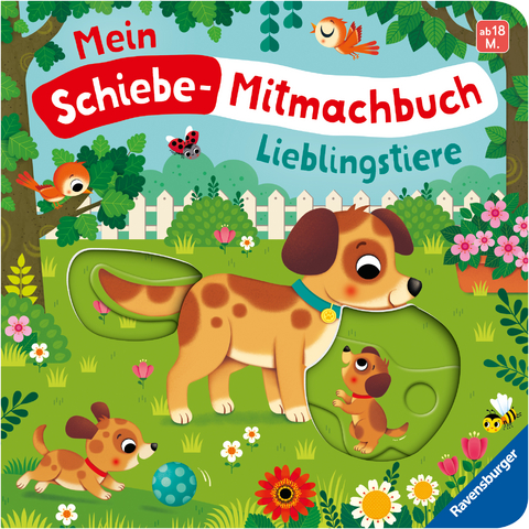 Mein Schiebe-Mitmachbuch: Lieblingstiere - Spielbuch mit spannenden Schiebe-Elementen - Bernd Penners