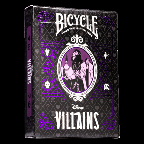 Bicycle Disney - Green & Purple Villains - 