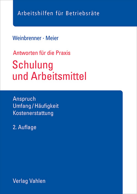 Schulung und Arbeitsmittel - Lars Weinbrenner, Enrico Meier