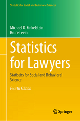 Statistics for Lawyers - Finkelstein, Michael O.; Levin, Bruce